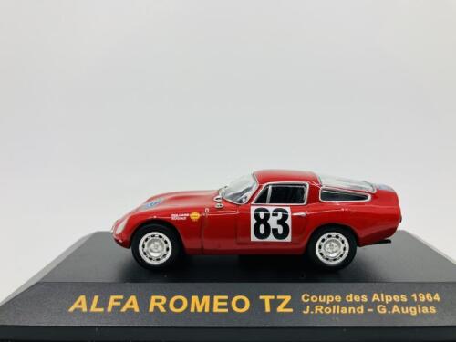 DIE CAST  ALFA ROMEO TZ COUPE DES ALPES 1964 J. ROLLAND  1/43 DEA - Rabbit Collection