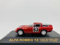 ALFA ROMEO: A 1:43 scale model by IXO of the TZ in 1964 Coup&eacute; des Alpes livery, in original packaging [Location: Sydney]