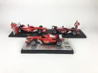 FERRARI: Group of 1:18 scale Ferrari Formula 1 racing cars produced by Hotwheels (NB description) - 2