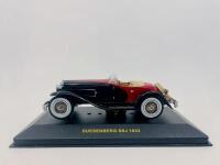 DUESENBERG: A 1:43 scale model by IXO Models of the 1933 Duesenberg SSJ, complete with original packaging [Location: Sydney]