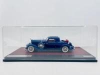 PACKARD: A 1:43 scale model by Matrix Scale Models of the 1934 Packard 1108 Twelve Stationary Coupe Dietrich, limited edition 109/199, complete with original packaging [Location: Sydney] - 7