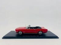 FORD: A 1:43 scale model by Spark of the 1966 Ford Mustang Convertible in red, complete with original packaging [Location: Sydney]