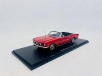 FORD: A 1:43 scale model by Spark of the 1966 Ford Mustang Convertible in red, complete with original packaging [Location: Sydney] - 2