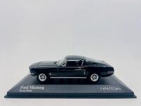 FORD: A 1:43 scale model by Minichamps of the 1968&nbsp;Ford Mustang Fastback in Raven Black, limited edition 1 of 4,512 pieces, complete with original packaging [Location: Sydney]