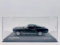 FORD: A 1:43 scale model by Minichamps of the 1968&nbsp;Ford Mustang Fastback in Raven Black, limited edition 1 of 4,512 pieces, complete with original packaging [Location: Sydney] - 5
