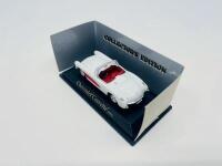 CHEVROLET: A 1:43 scale model by Road Signature of the 1957 Chevrolet Corvette convertible in white, complete with original packaging [Location: Sydney] - 3