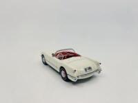 CHEVROLET: A 1:43 scale model by Matchbox of the 1953&nbsp;Chevrolet Corvette convertible in white, complete with original packaging [Location: Sydney] - 3