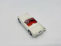 CHEVROLET: A 1:43 scale model by Matchbox of the 1953&nbsp;Chevrolet Corvette convertible in white, complete with original packaging [Location: Sydney] - 4