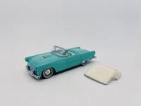 FORD: A 1:43 scale model by Matchbox of the 1955 Ford Thunderbird&nbsp;convertible in turquoise, complete with original packaging [Location: Sydney] - 3