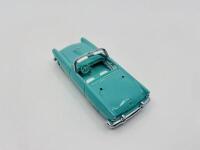 FORD: A 1:43 scale model by Matchbox of the 1955 Ford Thunderbird&nbsp;convertible in turquoise, complete with original packaging [Location: Sydney] - 4