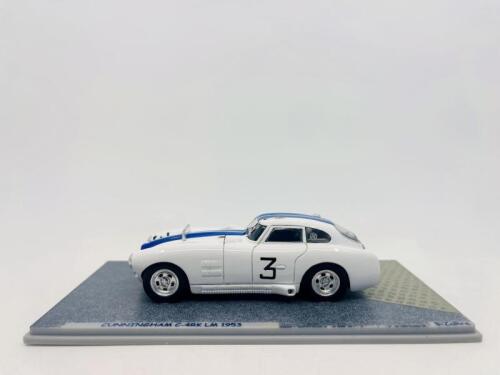 CUNNINGHAM: A 1:43 scale model by Bizarre/Spark of the Cunningham C-4RK LM, driven by Charles Moran and John Gordan Bennett at the 1953 24 Hours of Le Mans, complete with original packaging [Location: Sydney]