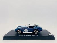 SHELBY: A 1:43 scale model by Kyosho of the Shelby Cobra 427S/C in blue, complete with original packaging [Location: Sydney]