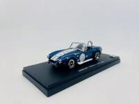 SHELBY: A 1:43 scale model by Kyosho of the Shelby Cobra 427S/C in blue, complete with original packaging [Location: Sydney] - 2