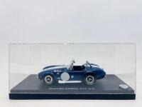SHELBY: A 1:43 scale model by Kyosho of the Shelby Cobra 427S/C in blue, complete with original packaging [Location: Sydney] - 5