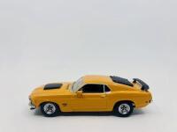 FORD: A 1:43 scale model by Matchbox of the 1970 Ford Mustang 429 Boss Coupe in yellow.&nbsp;[Location: Sydney]