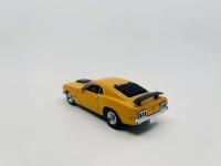FORD: A 1:43 scale model by Matchbox of the 1970 Ford Mustang 429 Boss Coupe in yellow.&nbsp;[Location: Sydney] - 3