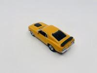 FORD: A 1:43 scale model by Matchbox of the 1970 Ford Mustang 429 Boss Coupe in yellow.&nbsp;[Location: Sydney] - 4