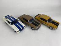 FORD: Three 1:18 Ford Falcon cars (NB description) - 2