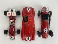 FERRARI: Three 1:18 scale Ferrari racing cars (NB description) - 2