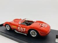 MASERATI: A 1:43 scale model by Bang of the 450S in 1957 Mille Miglia livery, in original packaging [Location: Sydney] - 5