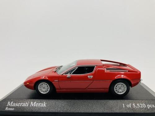 240 · MASERATI: A 1:43 scale model by Minichamps of the Merak, Limited Edition (5,520 pieces), in original packaging [Location: Sydney]