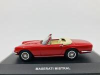 MASERATI: A 1:43 scale model by Leo Models of the Mistral Spider, in original packaging [Location: Sydney]
