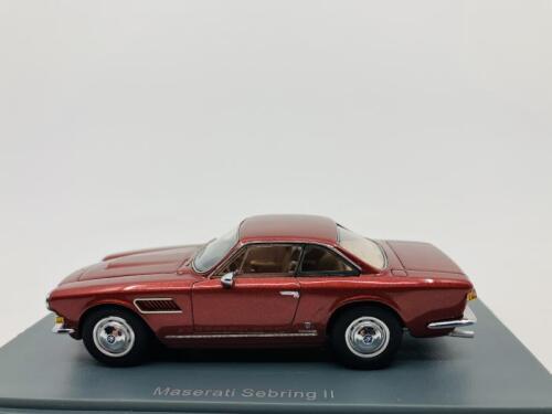 MASERATI: A 1:43 scale model by Neo of the Sebring Series 2 Coupé, in original packaging [Location: Sydney]