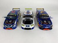 FORD: Three 1:18 scale Ford Falcon V8 racing cars produced by Classic Carlectables (NB description) - 2