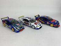 FORD: Three 1:18 scale Ford Falcon V8 racing cars produced by Classic Carlectables (NB description) - 4