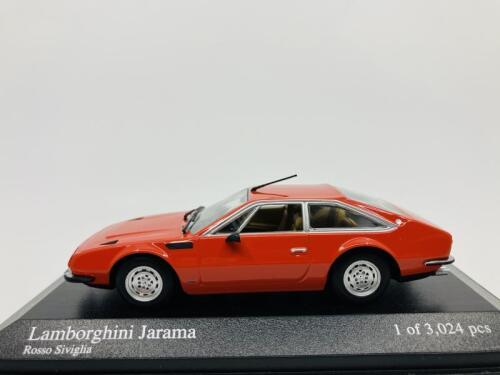 LAMBORGHINI: A 1:43 scale model by Minichamps of the Jarama, Limited Edition (3,024 pieces), in original packaging [Location: Sydney]