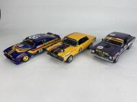 FORD: Three 1:18 scale Ford Falcon racing cars produced by AutoArt (NB description) - 4