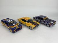 FORD: Three 1:18 scale Ford Falcon racing cars produced by AutoArt (NB description) - 5