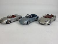 PORSCHE: Three 1:18 scale Porsche model cars (NB description) - 3