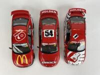 HOLDEN: Three 1:18 scale Holden Commodore V8 racing cars produced by AutoArt (NB description) - 3