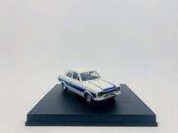 FORD: A 1:43 scale model by Trofeu of the Ford Escort Mk1 RS 2000 in white,&nbsp;complete with original packaging [Location: Sydney]