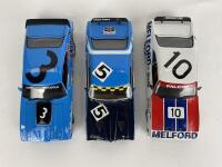 FORD: Three 1:18 scale Ford Falcon racing cars produced by AutoArt (NB description) - 2