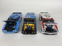 FORD: Three 1:18 scale Ford Falcon racing cars produced by AutoArt (NB description) - 5