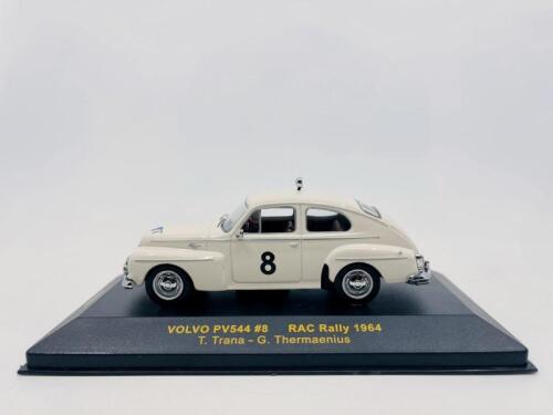 VOLVO: A 1:43 scale model by IXO Models of the Volvo PV544, driven by Tom Trana in the 1964 RAC rally, complete with original packaging [Location: Sydney]