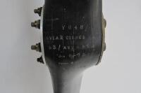 AVIATION: An Avian Cirrus MkII ebonised late 1920s wooden twin blade propeller - 4