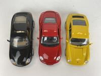 PORSCHE: Three 1:18 Porsche model cars (NB description) - 3