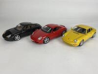 PORSCHE: Three 1:18 Porsche model cars (NB description) - 4