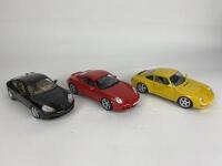 PORSCHE: Three 1:18 Porsche model cars (NB description) - 5