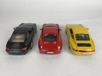 PORSCHE: Three 1:18 Porsche model cars (NB description) - 6