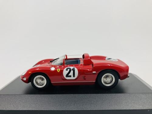 FERRARI: A 1:43 scale model by IXO of the 250P in 1963 Le Mans winning livery, in original packaging [Location: Sydney]