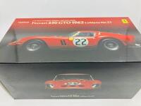 FERRARI: A fine 1:18&nbsp;scale model by Kyosho of the 1962 250 GTO in 1962 Le Mans livery, in original packaging AMENDED [Location: Sydney] - 2