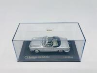 VOLKSWAGEN: A 1:43 scale model by Minichamps of the 1957 Volkswagen Karmann Ghia Cabriolet in Diamantgrau Metallic,&nbsp;limited edition 1 of 1,200 pieces, complete with original packaging [Location: Sydney] - 6