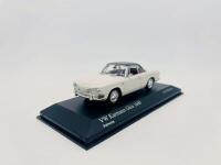 VOLKSWAGEN: A 1:43 scale model by Minichamps of the 1966 Volkswagen Karmann Ghia 1600 in Perlweiss, limited edition 1 of 3,024&nbsp;pieces, complete with original packaging [Location: Sydney] - 2