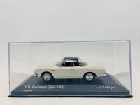VOLKSWAGEN: A 1:43 scale model by Minichamps of the 1966 Volkswagen Karmann Ghia 1600 in Perlweiss, limited edition 1 of 3,024&nbsp;pieces, complete with original packaging [Location: Sydney] - 5