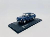 VOLKSWAGEN: A 1:43 scale model by Minichamps of the 1966 Volkswagen 1600 TL in VW-Blau, limited edition 1 of 3,936&nbsp;pieces, complete with original packaging [Location: Sydney] - 2