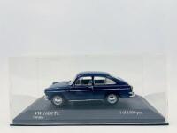 VOLKSWAGEN: A 1:43 scale model by Minichamps of the 1966 Volkswagen 1600 TL in VW-Blau, limited edition 1 of 3,936&nbsp;pieces, complete with original packaging [Location: Sydney] - 6